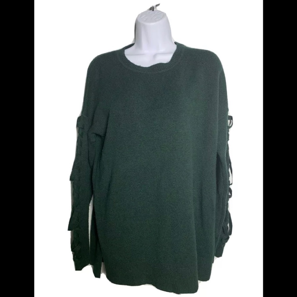 Calvin Klein Sweater Womens Green Plus Size Small
